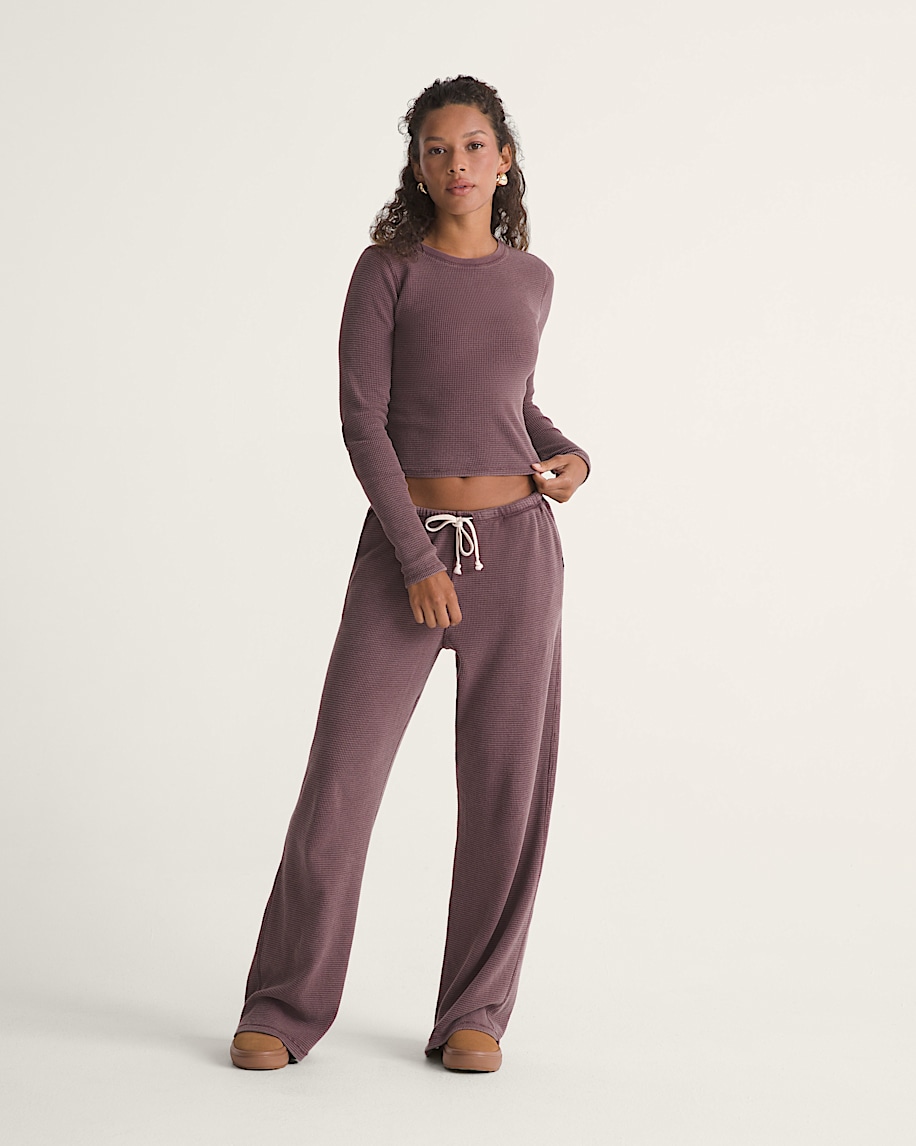 Teri Thermal Elastic Pant VANS Brown ALT3