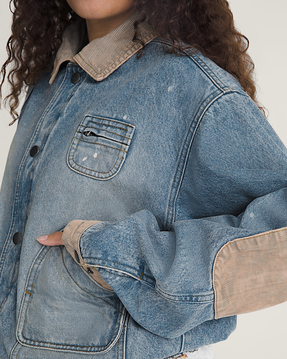 VANSZA Denim Hunting Jacket VANS VANSZA Light Stonewash Blue ALT8