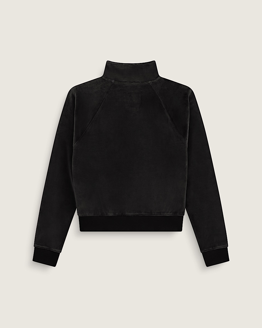 Nikita Velour Track Jacket VANS Black ALT1