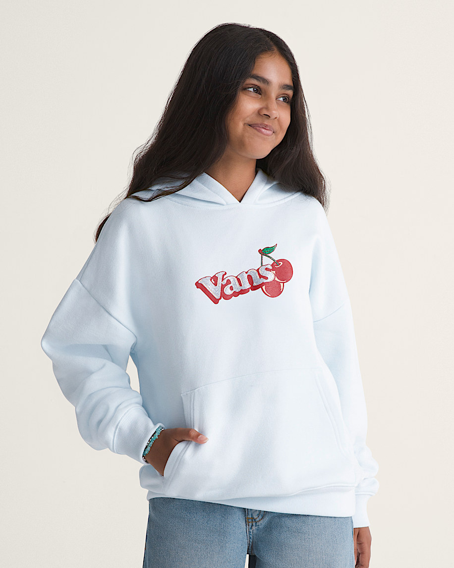 Kids Cherry On Top Hoodie VANS Blue Water ALT2