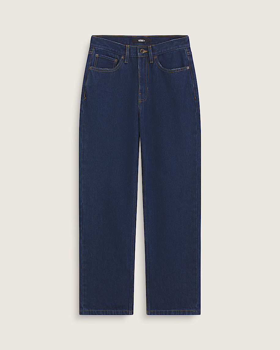 Check 5 Mid Rise Straight VANS Dark Rinse Blue HERO