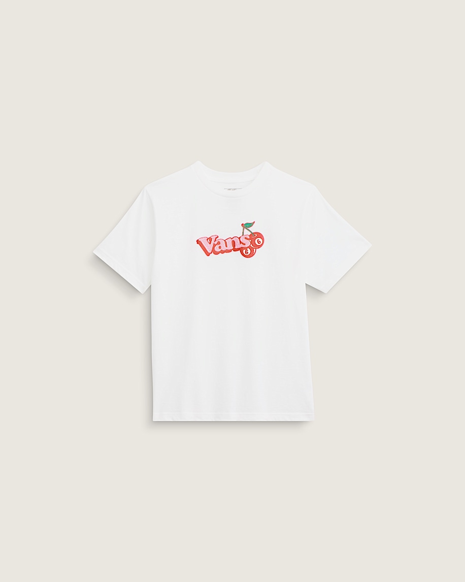Cherry On Top Short Sleeve Tee VANS White HERO