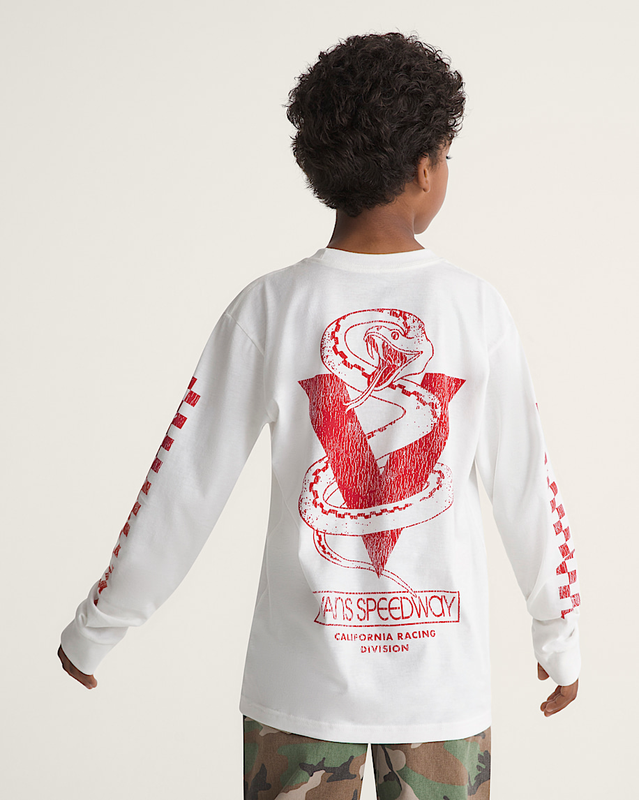 Snake 66 Long Sleeve Tee VANS Marshmallow White ALT3