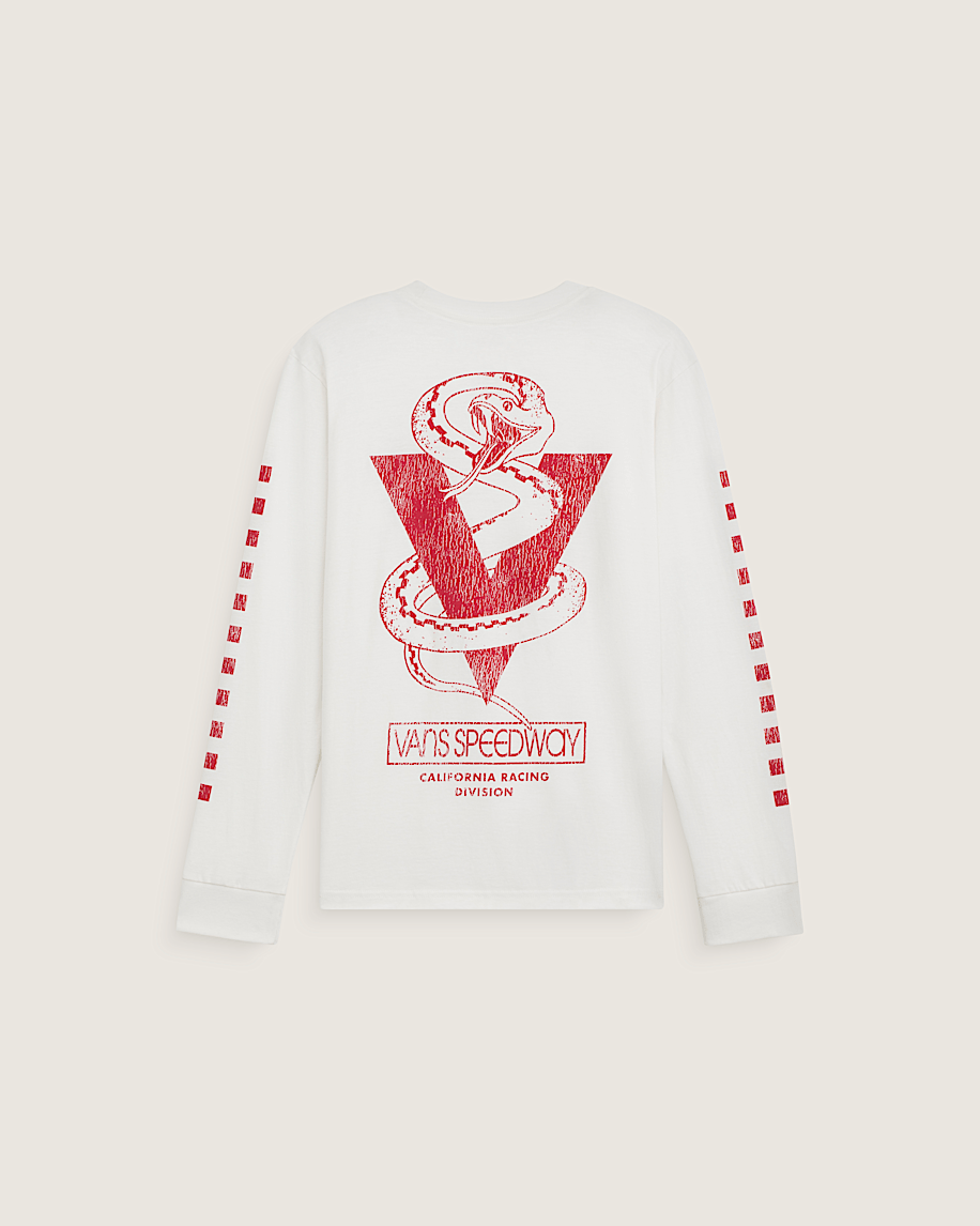 Snake 66 Long Sleeve Tee VANS Marshmallow White HERO