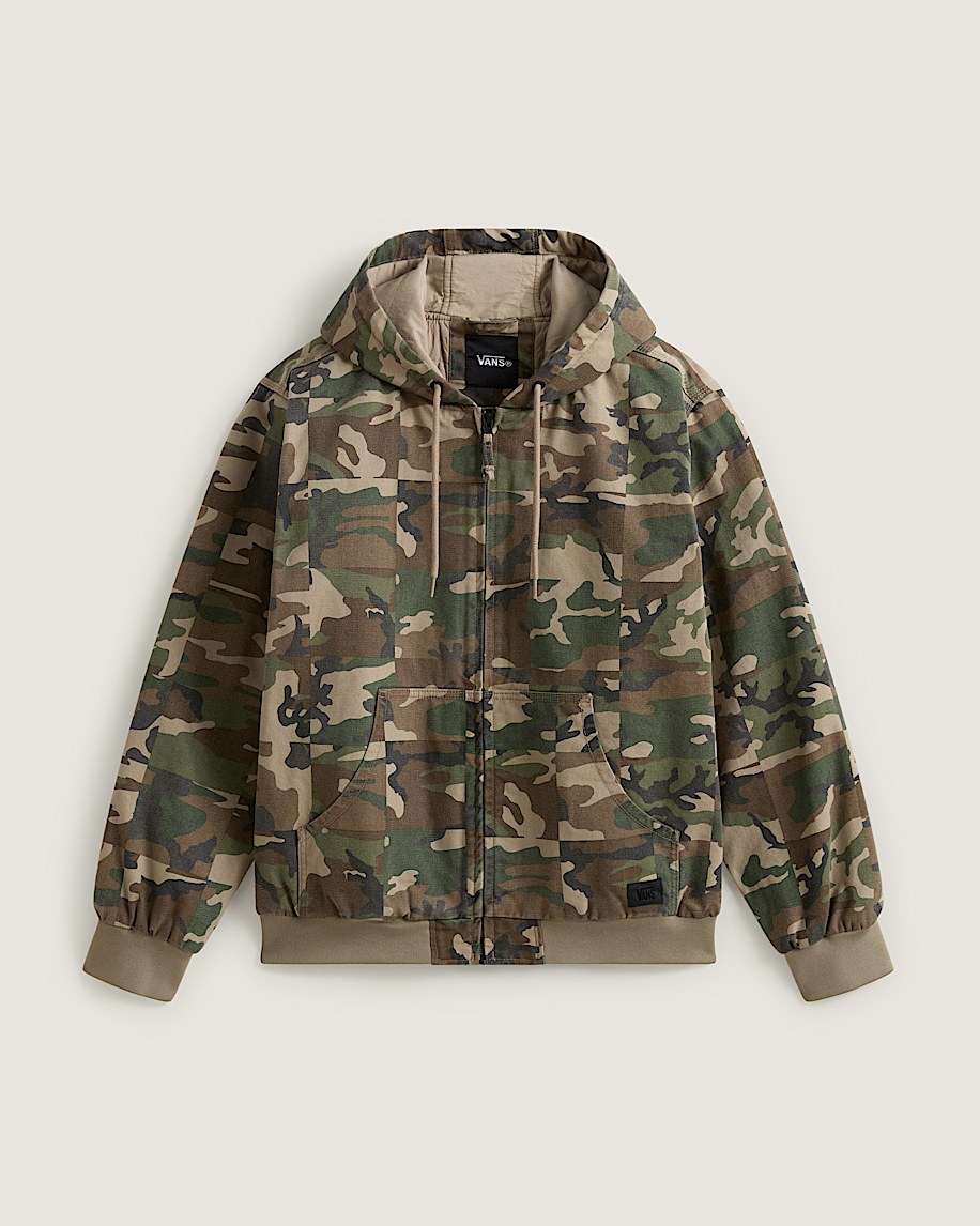 Eli Workwear Canvas Full Zip Jacket VANS Aluminum Grey HERO