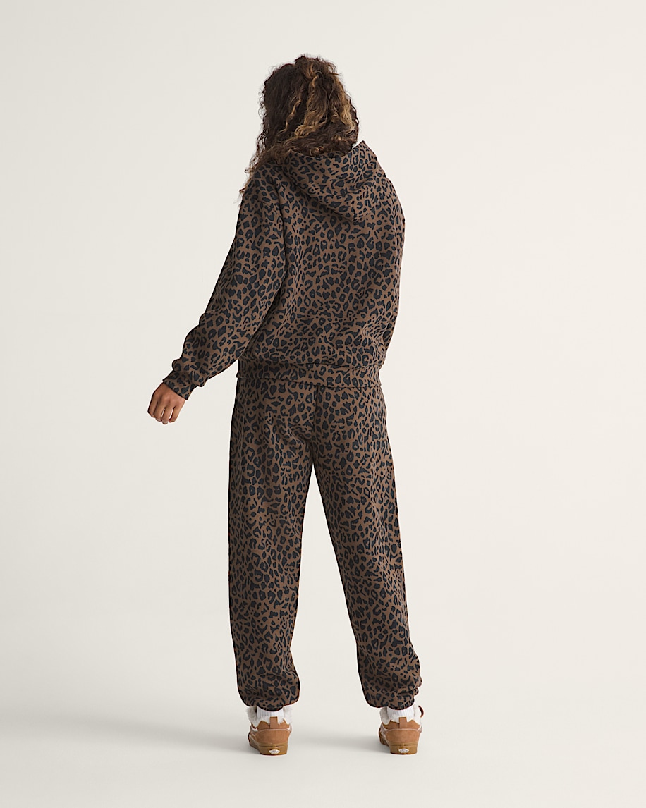 Salton Fleece Jogger Pants VANS Vintage Cocoa Brown ALT4