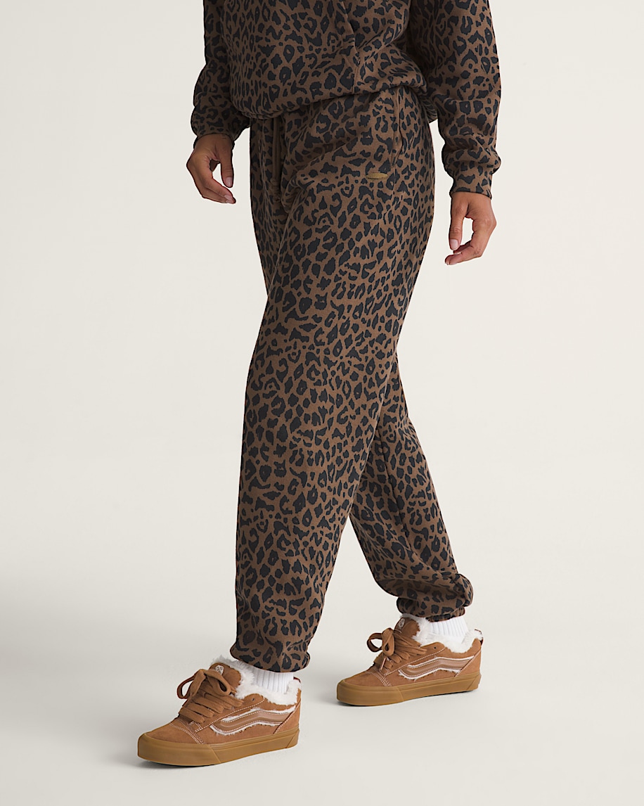 Salton Fleece Jogger Pants VANS Vintage Cocoa Brown ALT5
