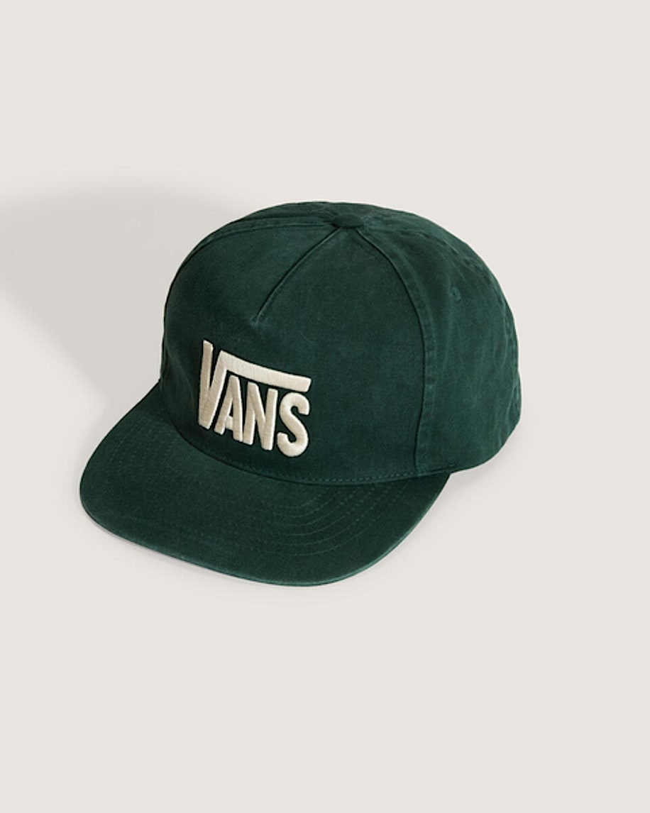 Stretch Logo Snapback Hat VANS Oil Green HERO