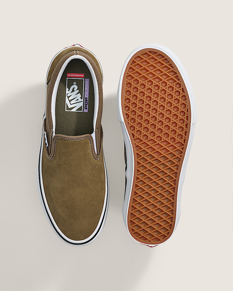 Skate SlipOn Shoe VANS Fatigue Brown ALT2
