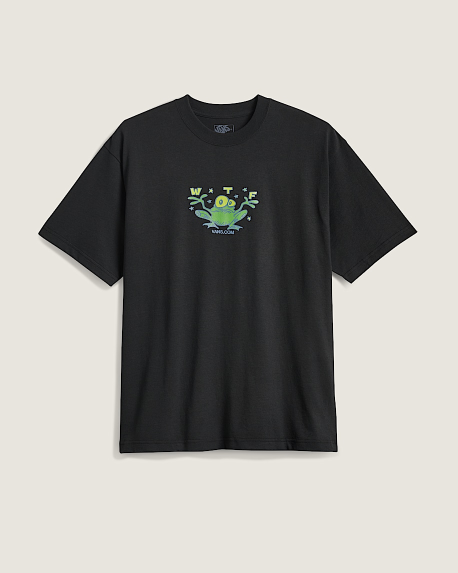 What The Frog Short Sleeve Tee VANS Black HERO