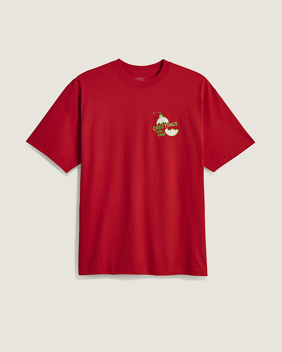 Off The Wall Tree Lot Short Sleeve Tee VANS Racing Red ALT1