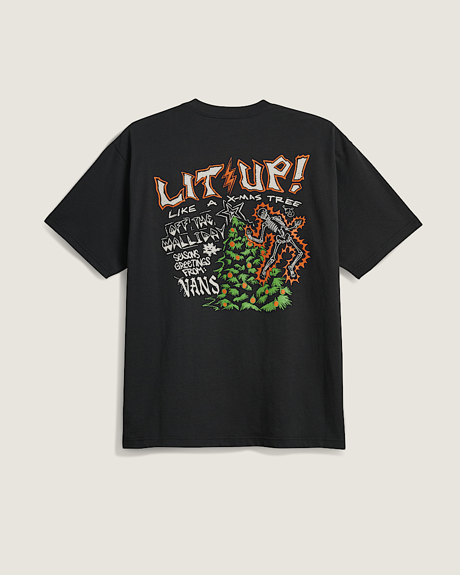Lit Up Short Sleeve Tee VANS Black HERO