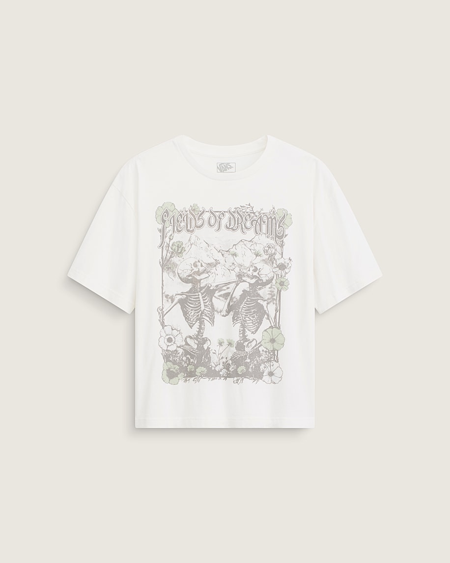 Sky Violets Short Sleeve Tee VANS Marshmallow White HERO
