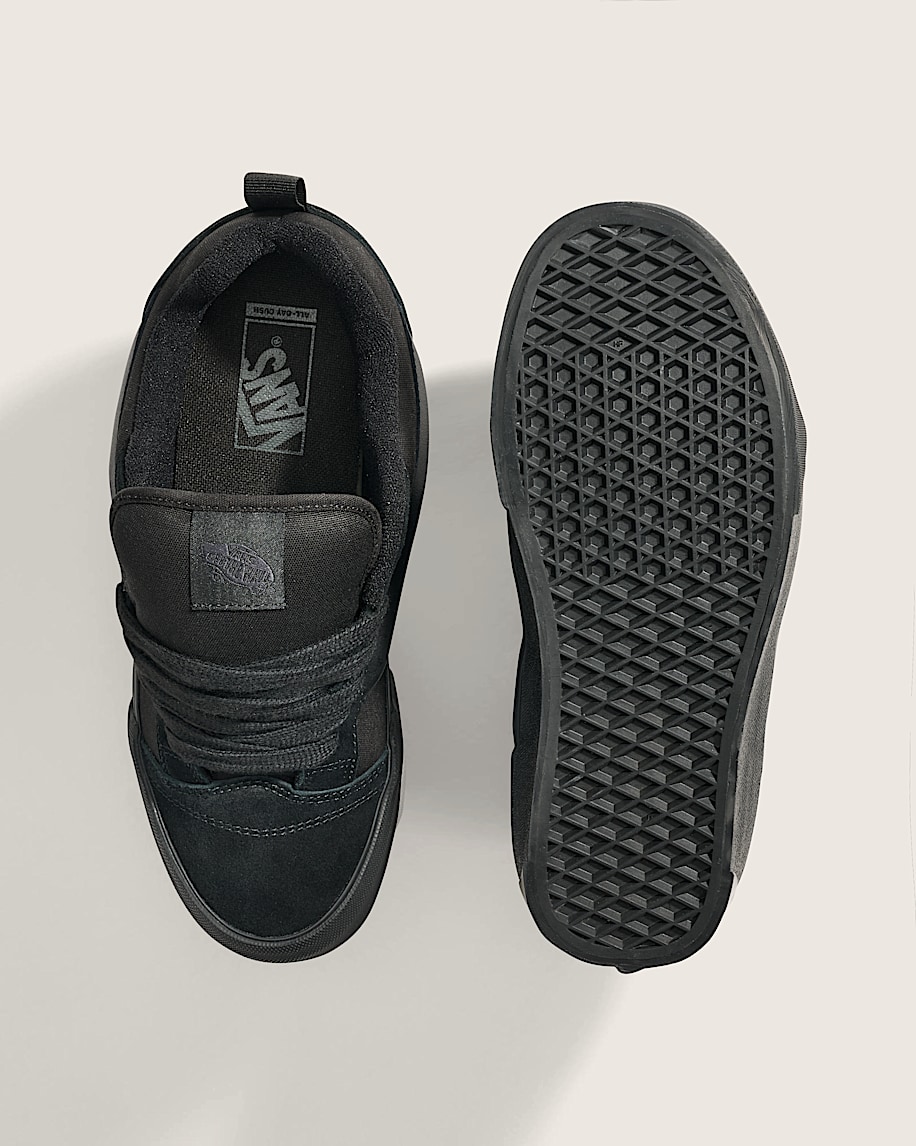 Knu Skool Shoe VANS Suede  Canvas Triple Black ALT2