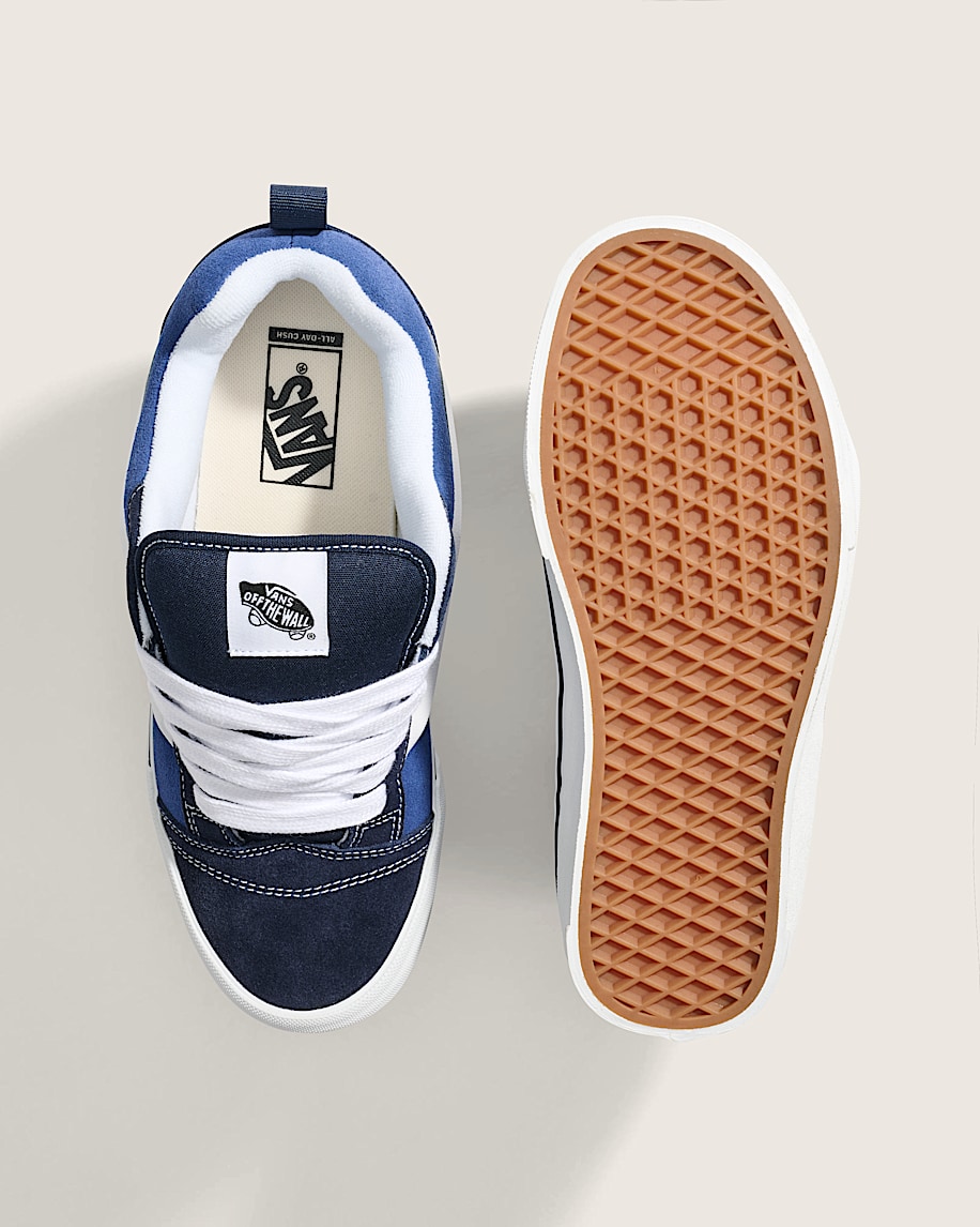 Knu Skool Shoe VANS Navy Blue  True White ALT2
