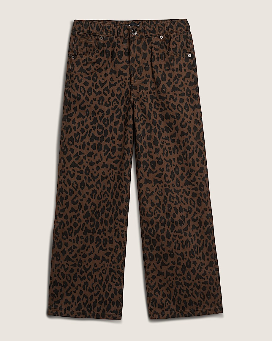 Kids Printed Judy Elastic Waist Pant VANS Vintage Cocoa HERO