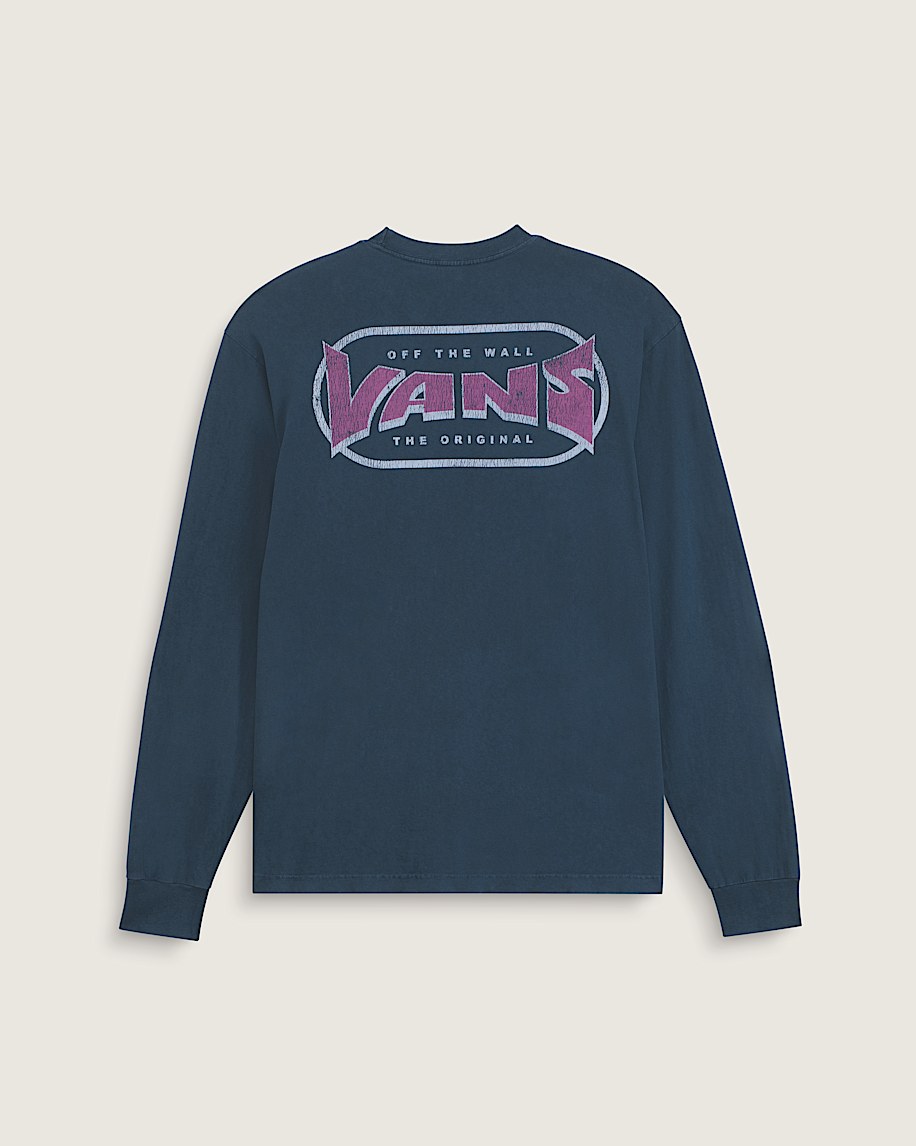 Velocity Mark Long Sleeve Tee VANS Dress Blues HERO