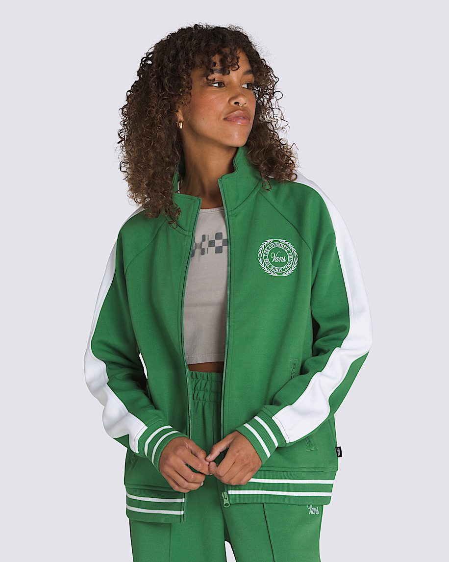 Relay Track Jacket in Fairway Green | Vans