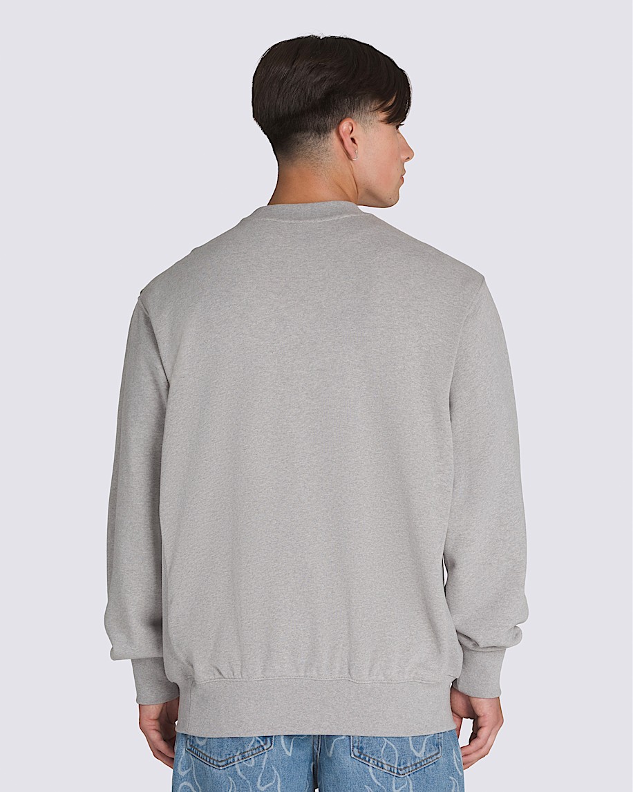 Original Standards Crew Sweatshirt in Heather Grey | Vans