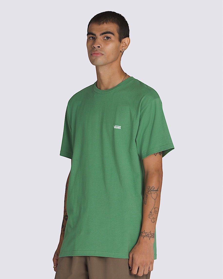 国内配送 VANS MENS VANS LOGO BIG TEE GREEN Vans Unisex Logo Printing Tee Green Olive Green VN0A4MM6DB0
