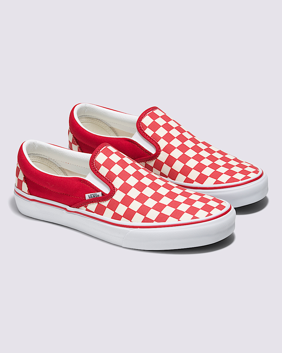 Customs Classic Slip-On Checkerboard Wide Shoe - 2