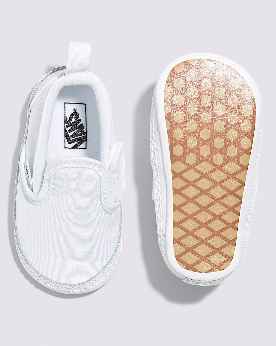 お歳暮ならオンライン Infant Slip-On V Crib Shoe in True White | Vans 10cm～