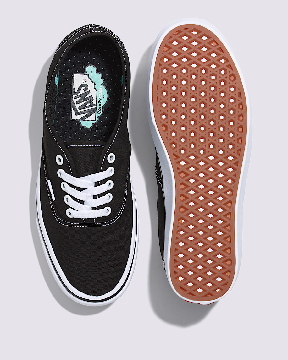 週末限定ンセール Vans | ComfyCush Authentic Black/True White Shoe 靴