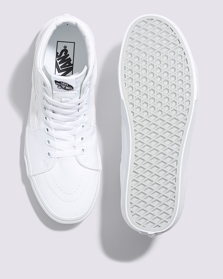 商品画像：Vans Sk8-Hi True White Sneaker Skate Shoes-High Top-NEW Men 1