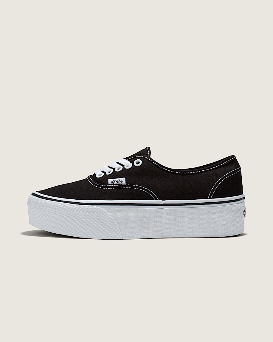 【Vans】★スニーカー★ Authentic Platform Shoe Authentic Platform Shoe in Black / White | Vans
