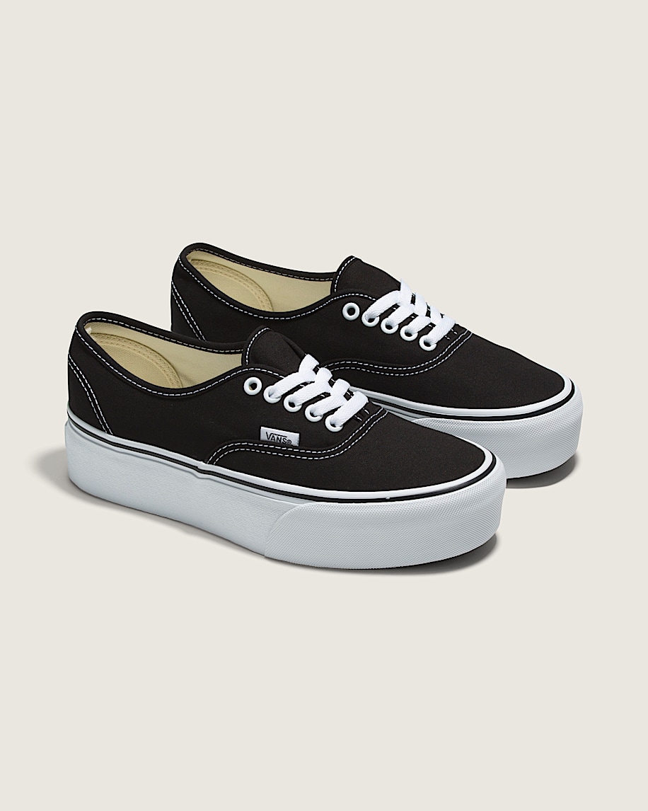 Vans | Authentic Stackform Canvas Black/True White Shoe