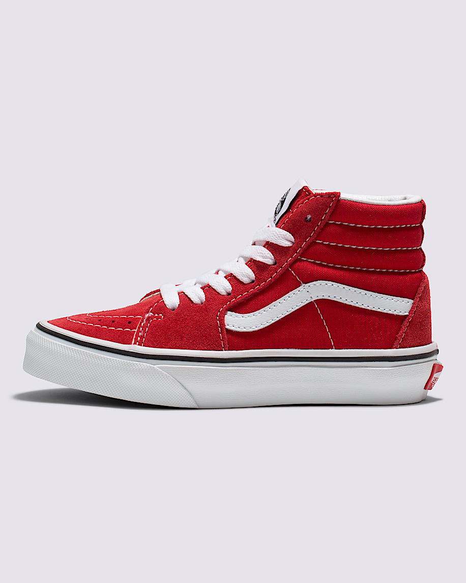 2024-25 秋冬新作  ハイブランドの Kids Sk8-Hi Shoe in Racing Red | Vans 靴