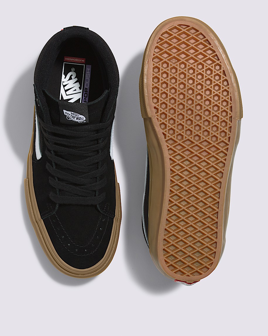 Vans | Skate Sk8-Hi Black/Gum Skate Shoe | Vans Canada