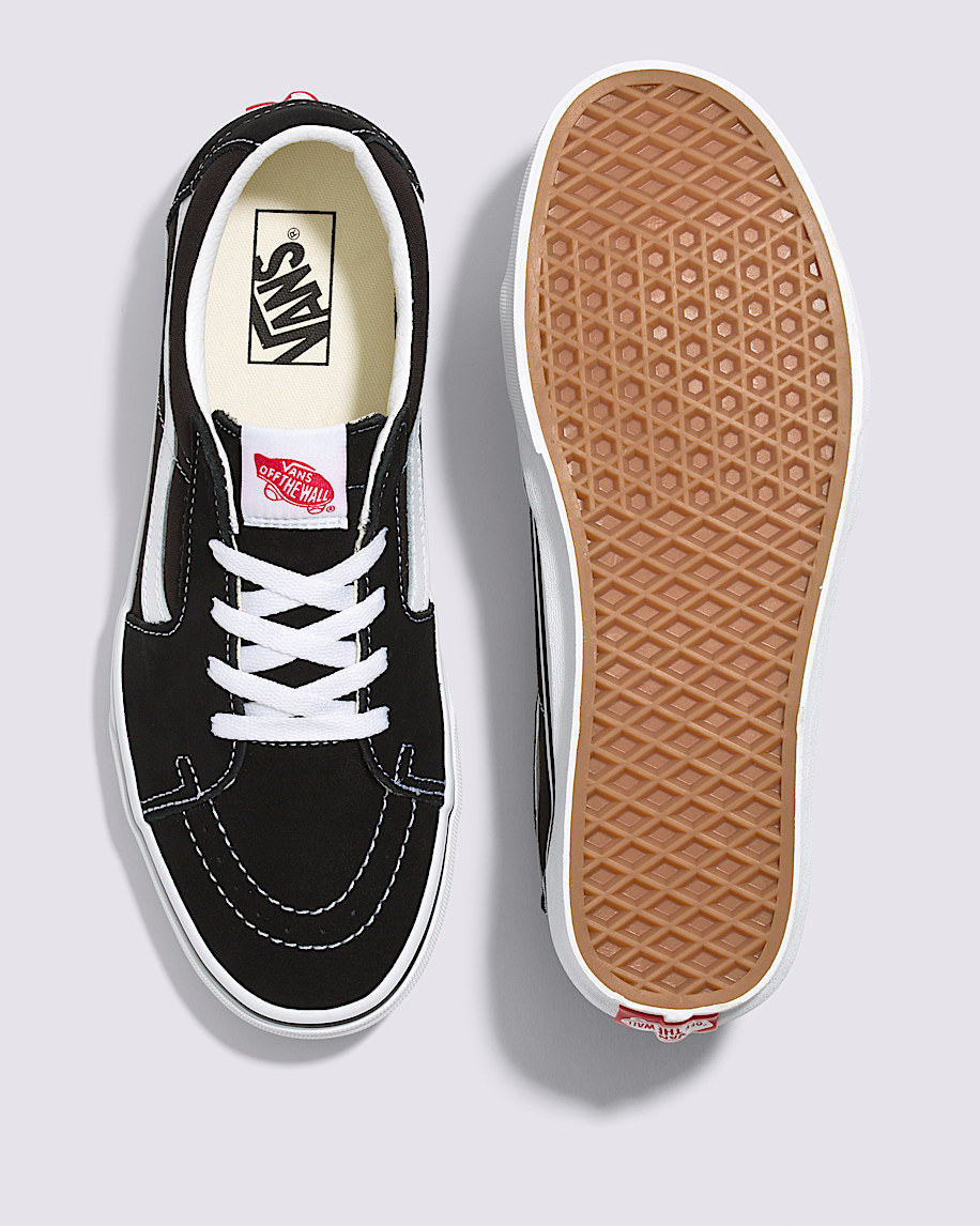 工場直売 SK8-Low Shoe in Black/True White | Vans Canada スケートボード