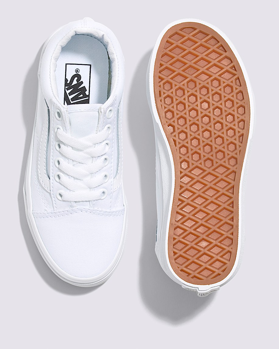 Vans | Kids Old Skool True White/True White Shoes
