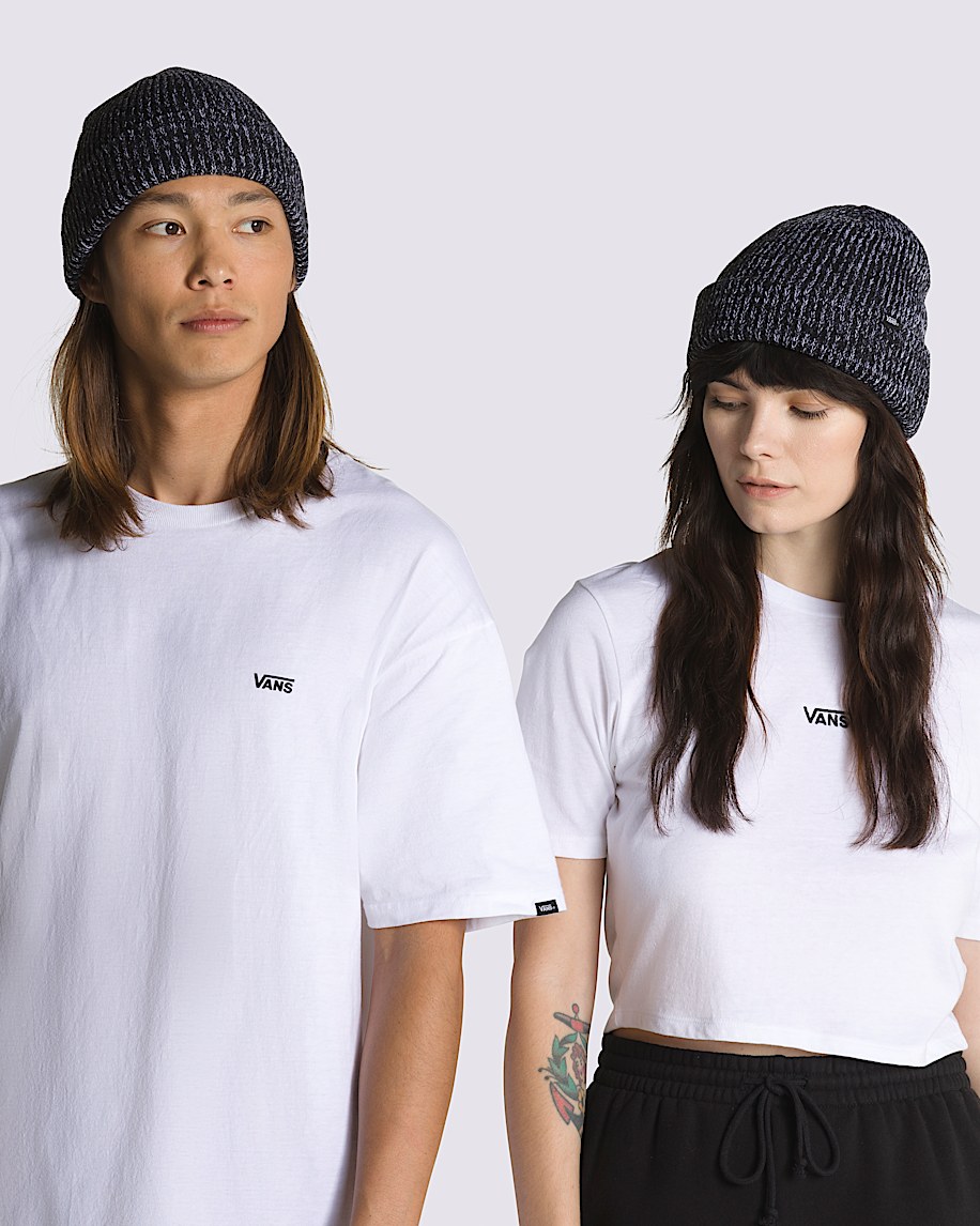 everyone basic beanie （BLACK） Core Basic Cuff Beanie in Black Heather | Vans