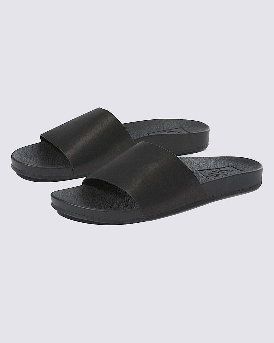 Womens Decon Leather Slide-On Sandal - 1