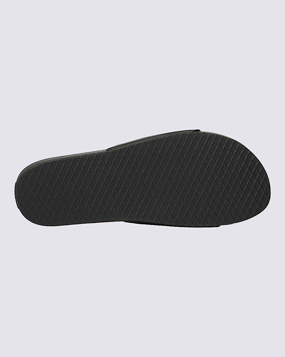 Womens Decon Leather Slide-On Sandal - 5
