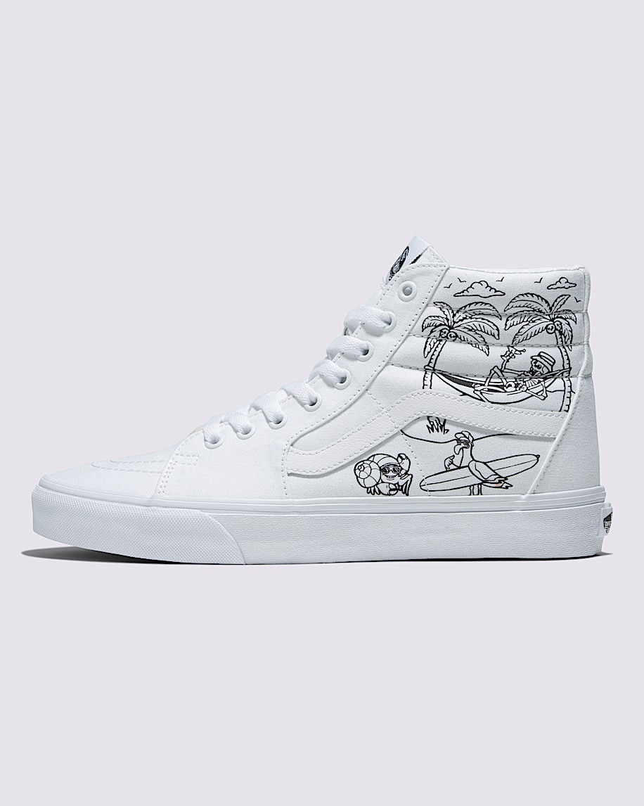 Sk8-Hi Shoe in Low Tide True White | Vans Sk8-Hi Shoe in Low Tide True White | Vans