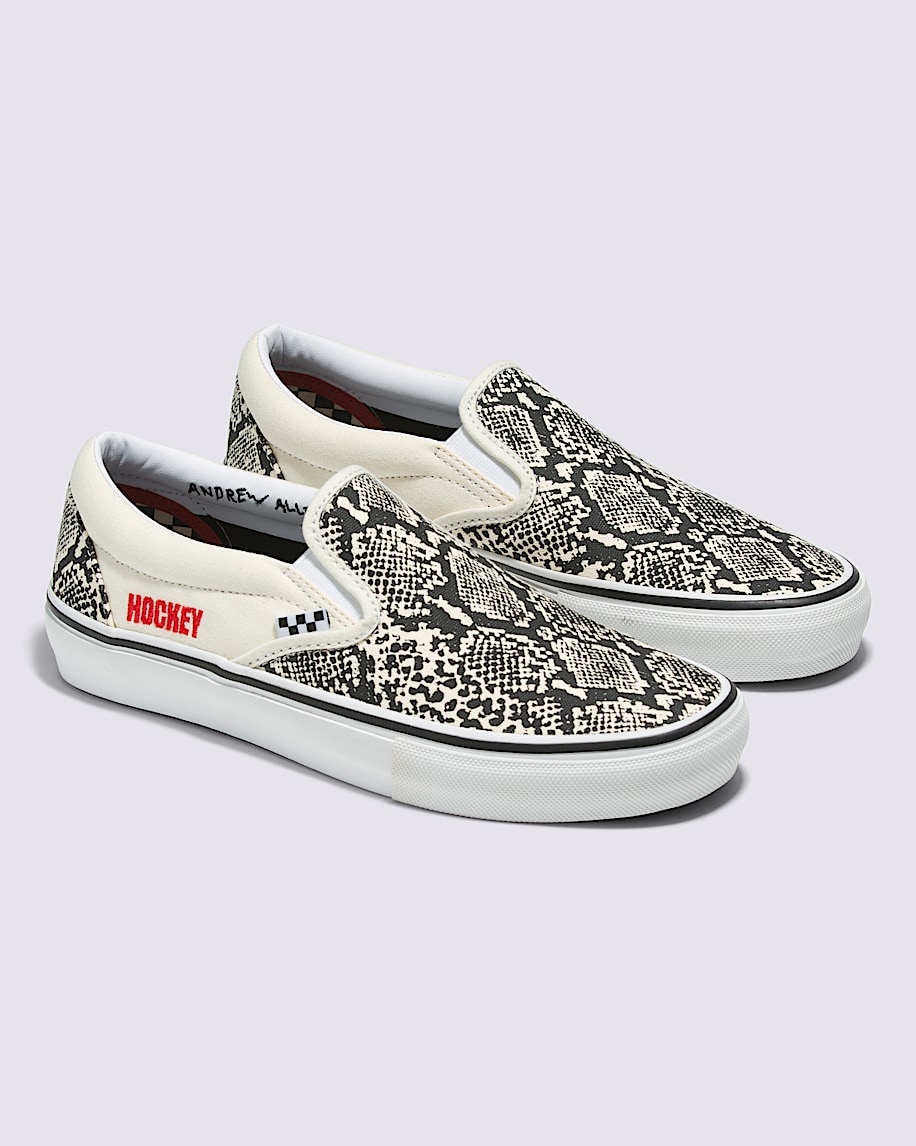 初売り初売り Black Snake in Shoe Slip-On Skate Hockey X Vans / Vans | White 靴