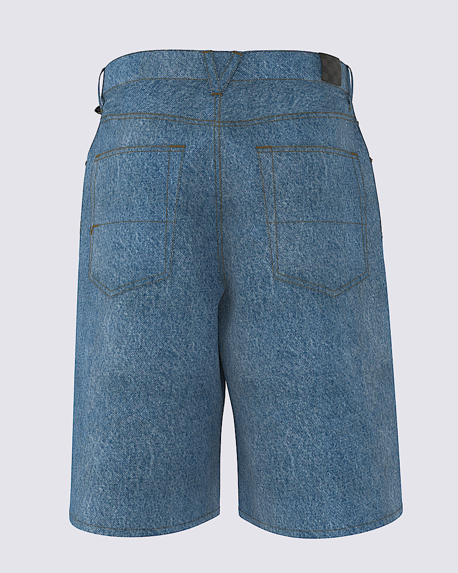 Check-5 Baggy Denim 23'' Shorts