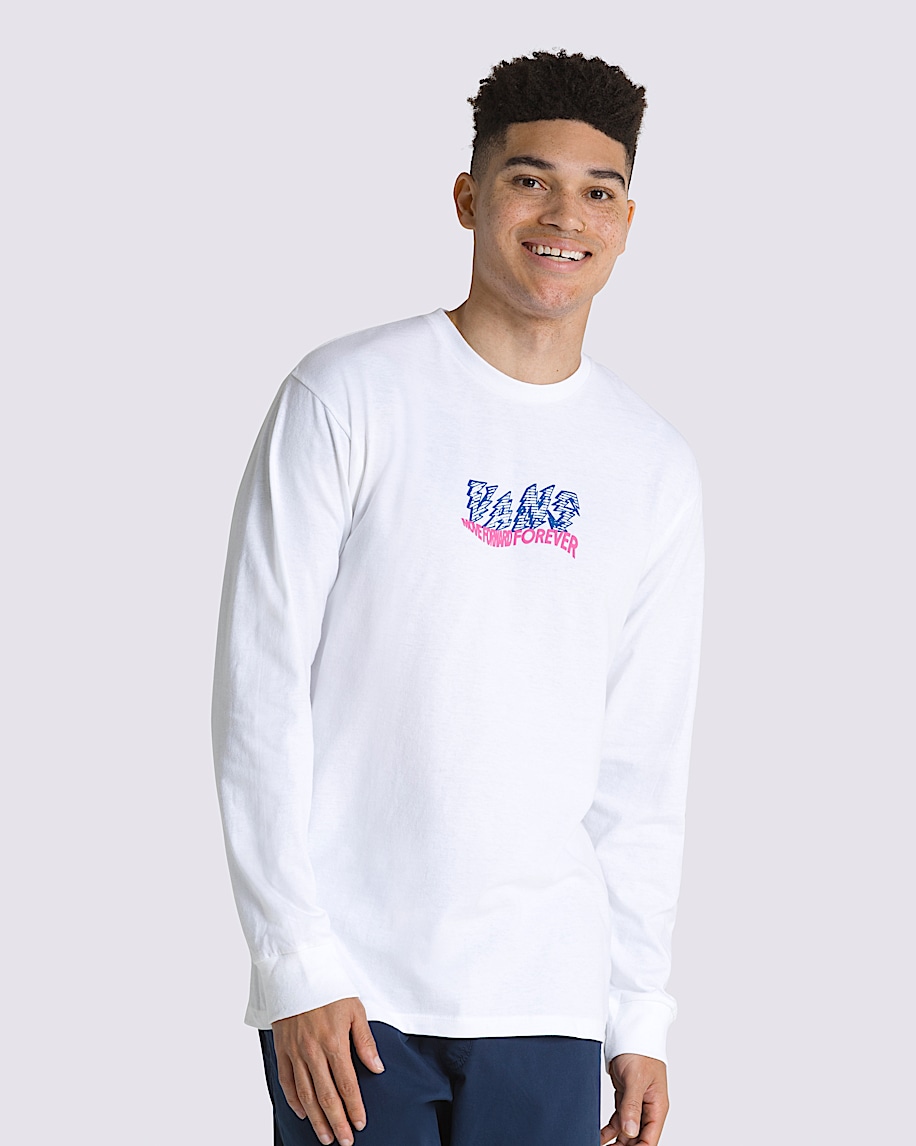 Digital Wavy Vans Long Sleeve T-Shirt - 2