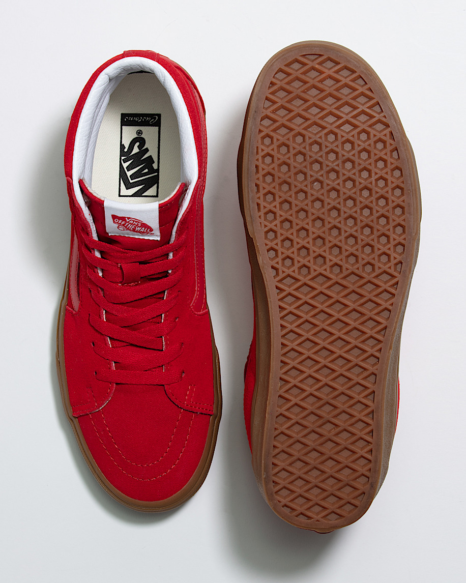 Customs Racing Red Gum Sole Sk8-Hi