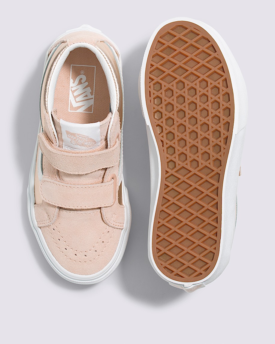 Little Kids Sk8-Mid Reissue V Metallic Shoe - 3
