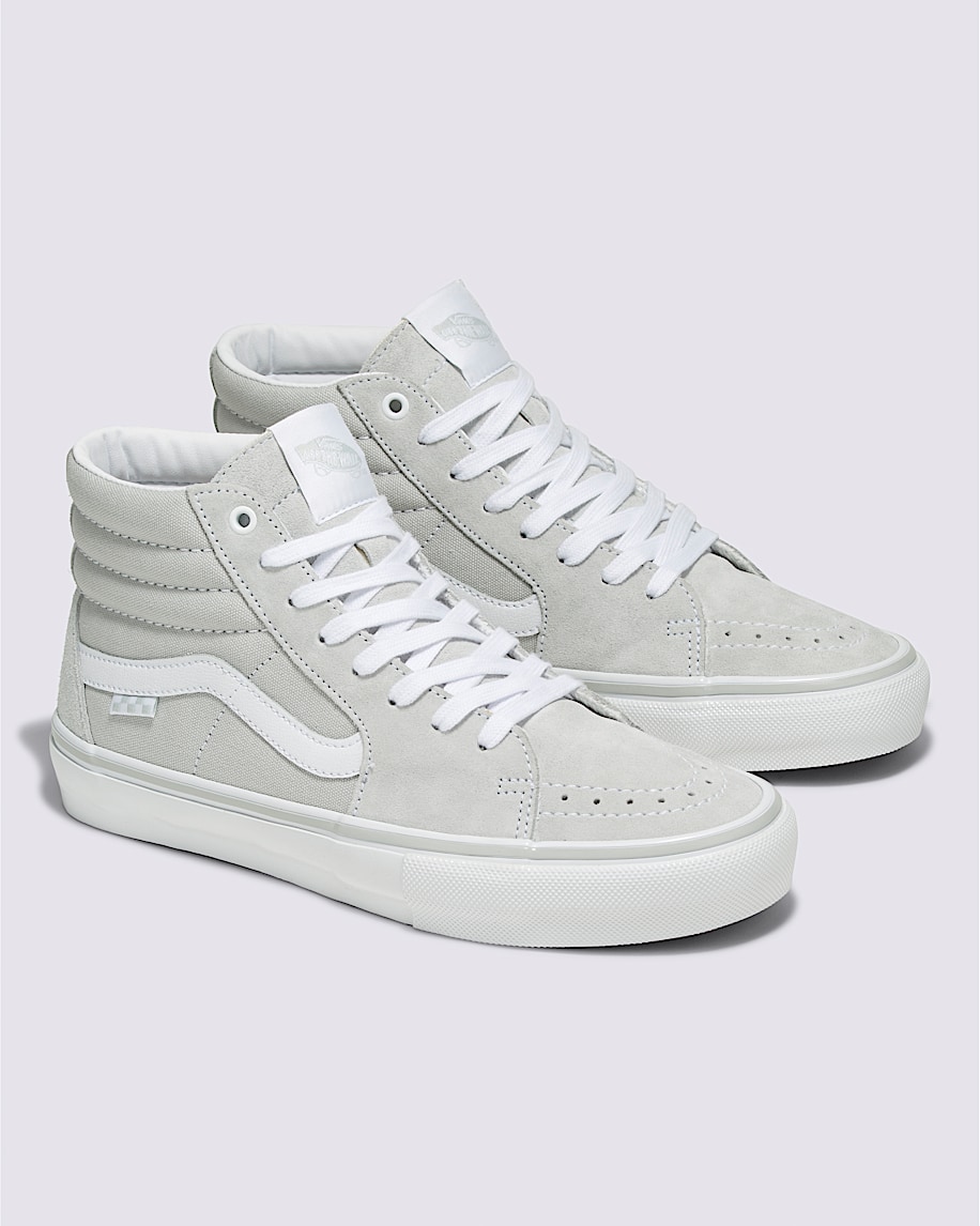 gray high top vans