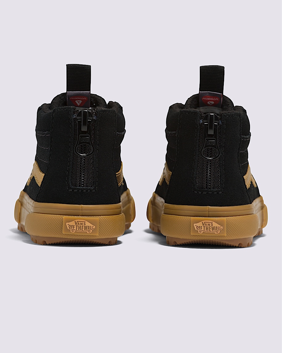 Toddler Sk8-Hi Zip MTE-1 Shoe in Black / Gold / Gum | Vans