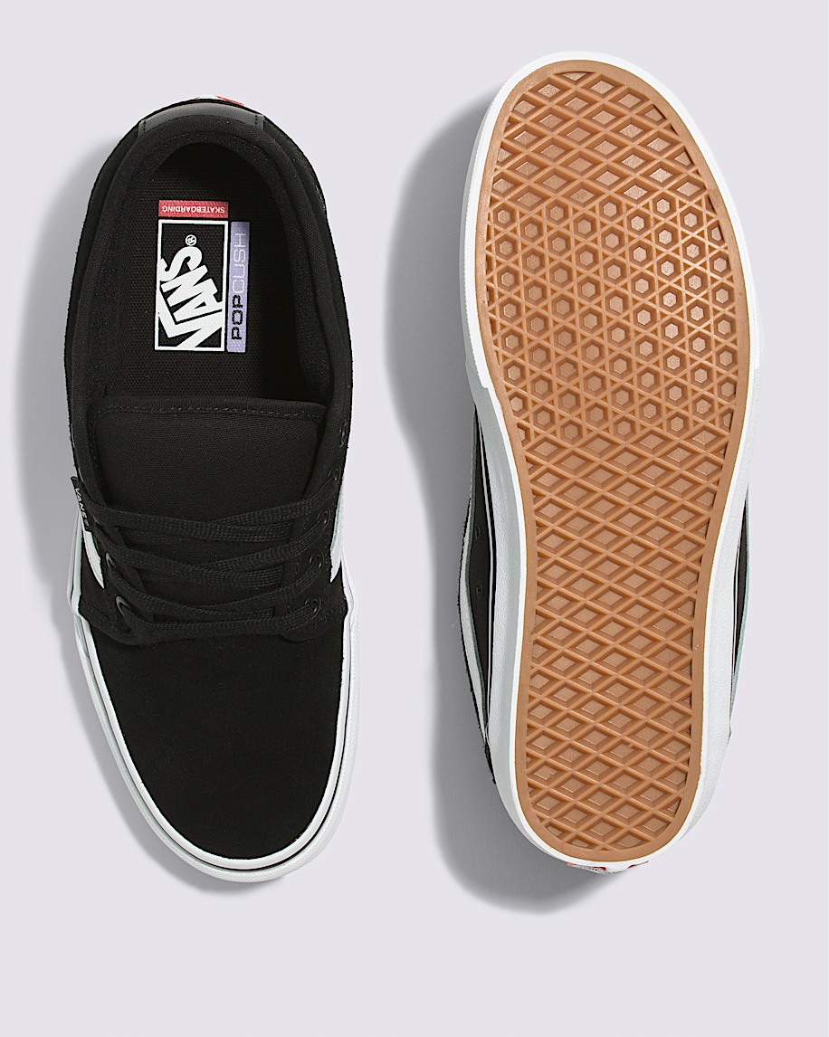 沸騰ブラドン Shoe Sidestripe Low Chukka in Vans | Black 靴