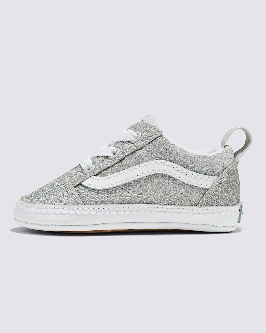 Infant Old Skool Crib Glitter Shoe - 1