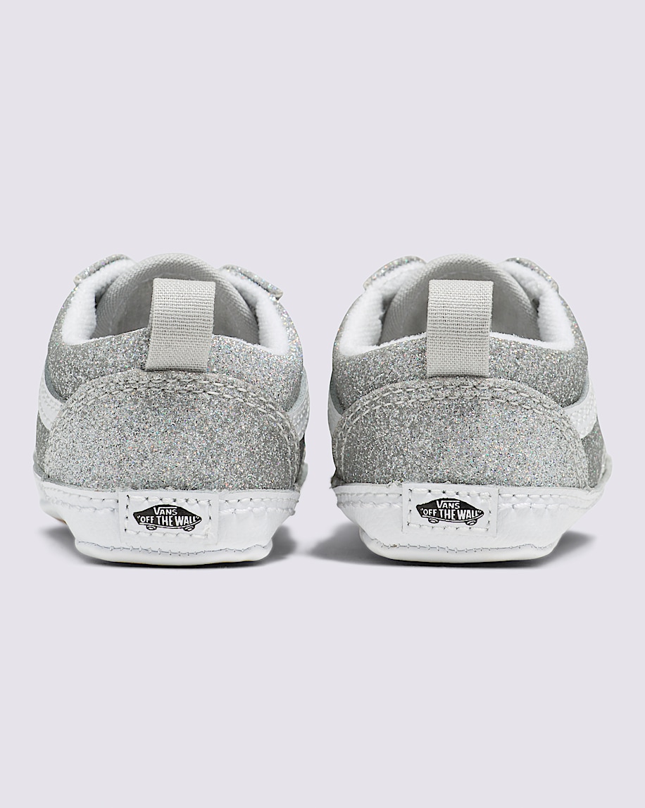 Infant Old Skool Crib Glitter Shoe - 4