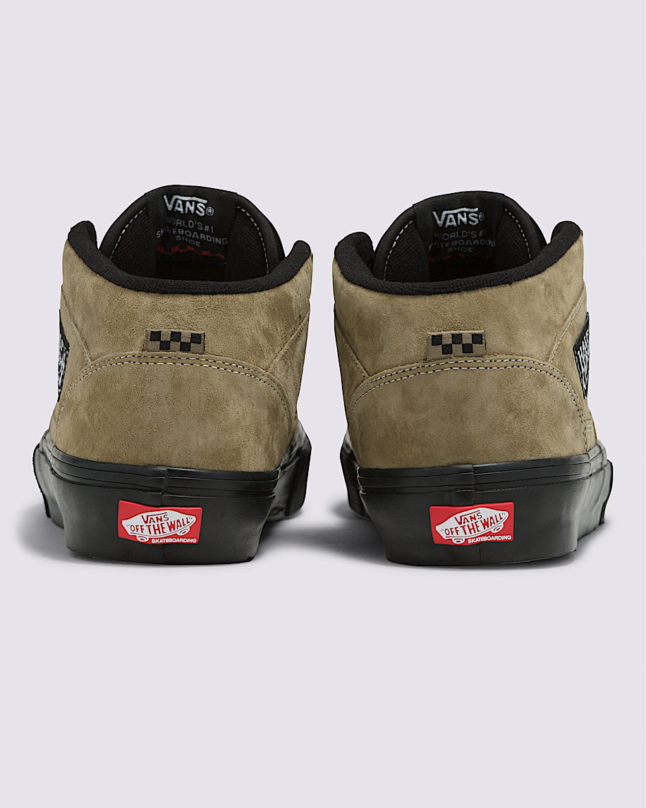 Skate Half Cab Suede Shoe in Olive Brown | Vans Skate Half Cab Suede Shoe in Olive Brown | Vans