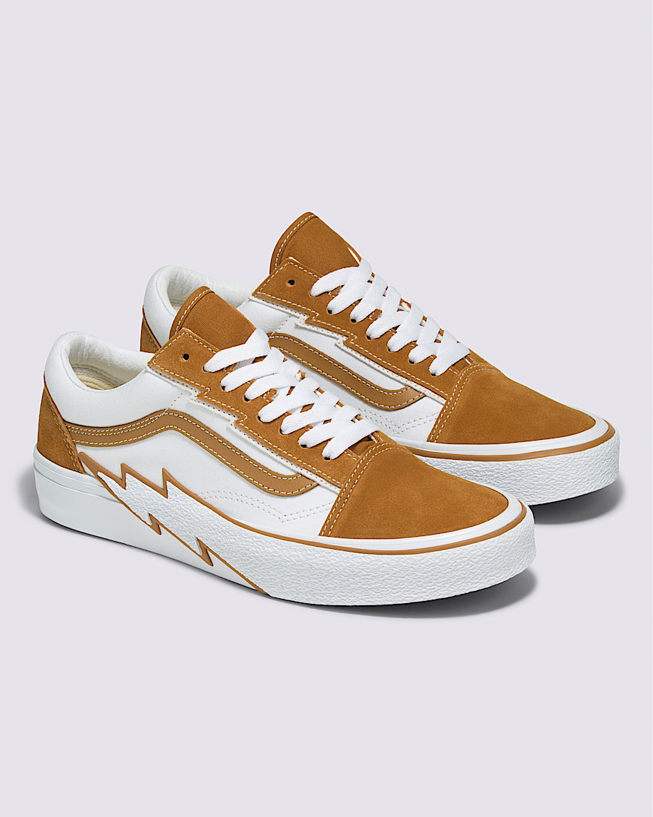 Old Skool Bolt Shoe in Cathay Spice Brown / White | Vans Old Skool Bolt Shoe in Cathay Spice Brown / White | Vans